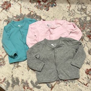 Snap Front Cardigan 100% cotton